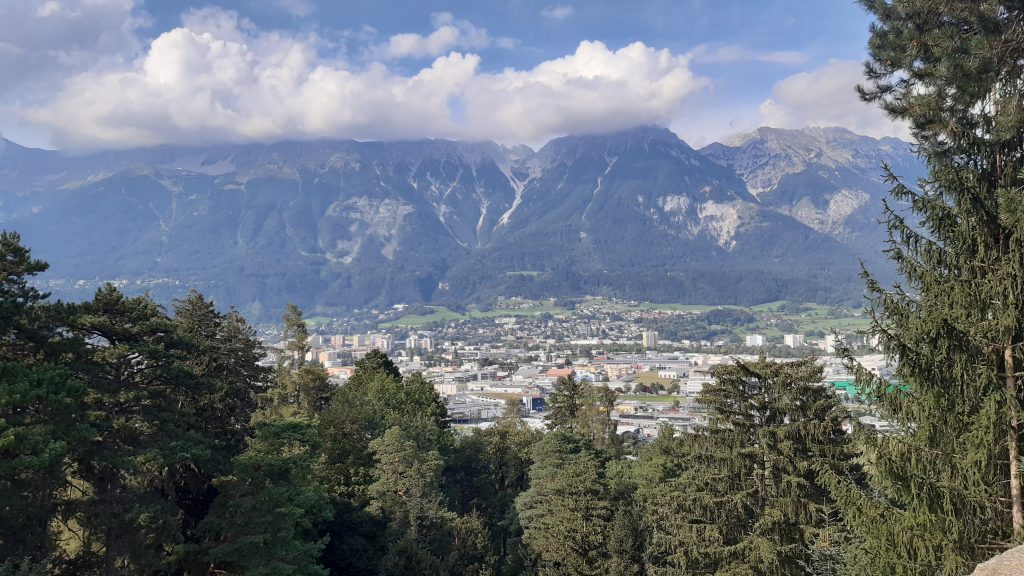 Panorama dal Castello di Ambras, Innsbruck